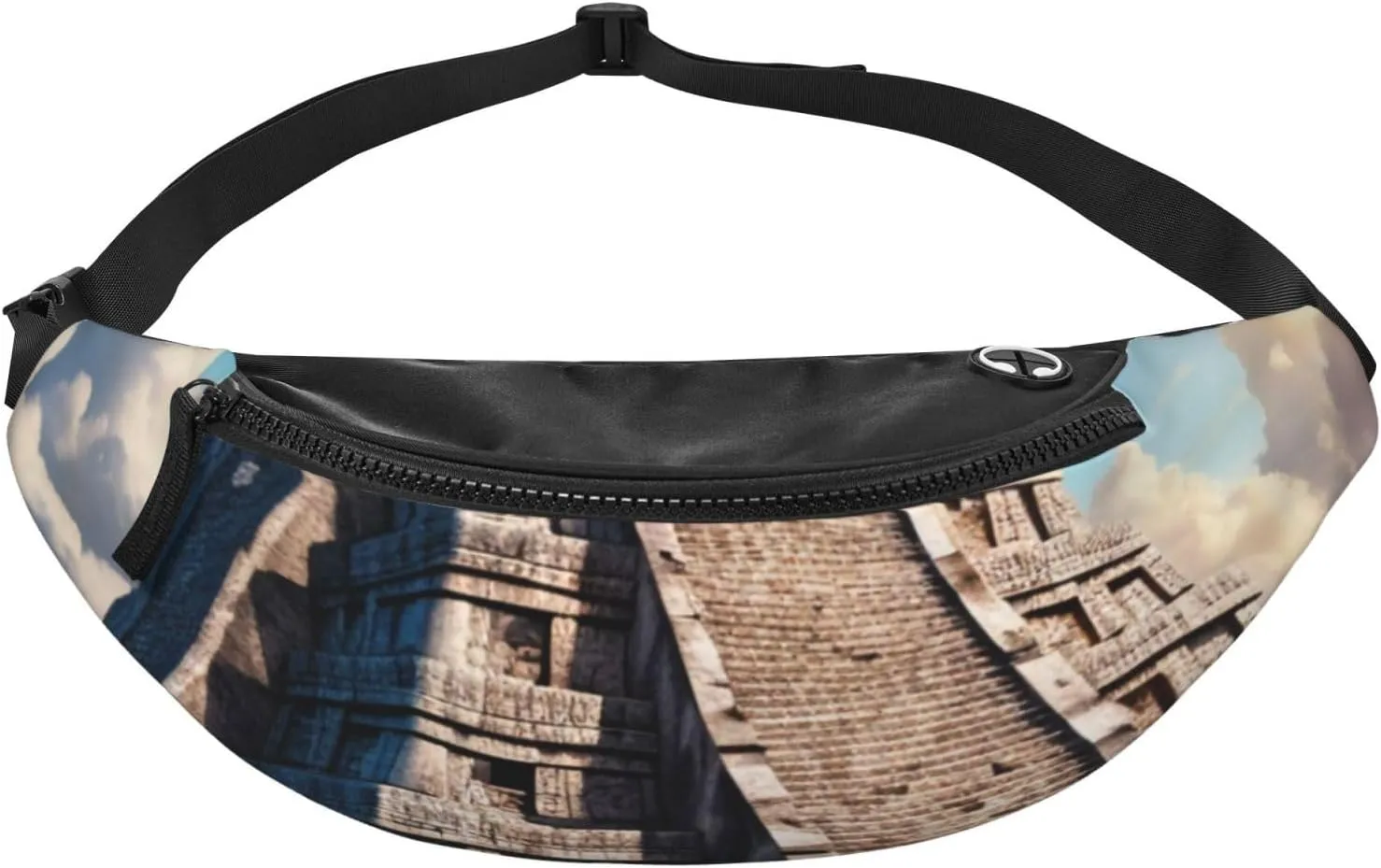 Casual Mayan Calendar End of The World Printed Fanny Pack,Crossbody Fanny packs for women Men Waist Bag for Running Travel