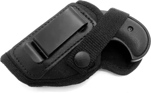 Cebeci Left Hand Inside or Outside Pants Holster for Over/Under Big Bore Derringer (NO Trigger Guard), Cobra CB22 CB32M CB38, 2.75'', Black