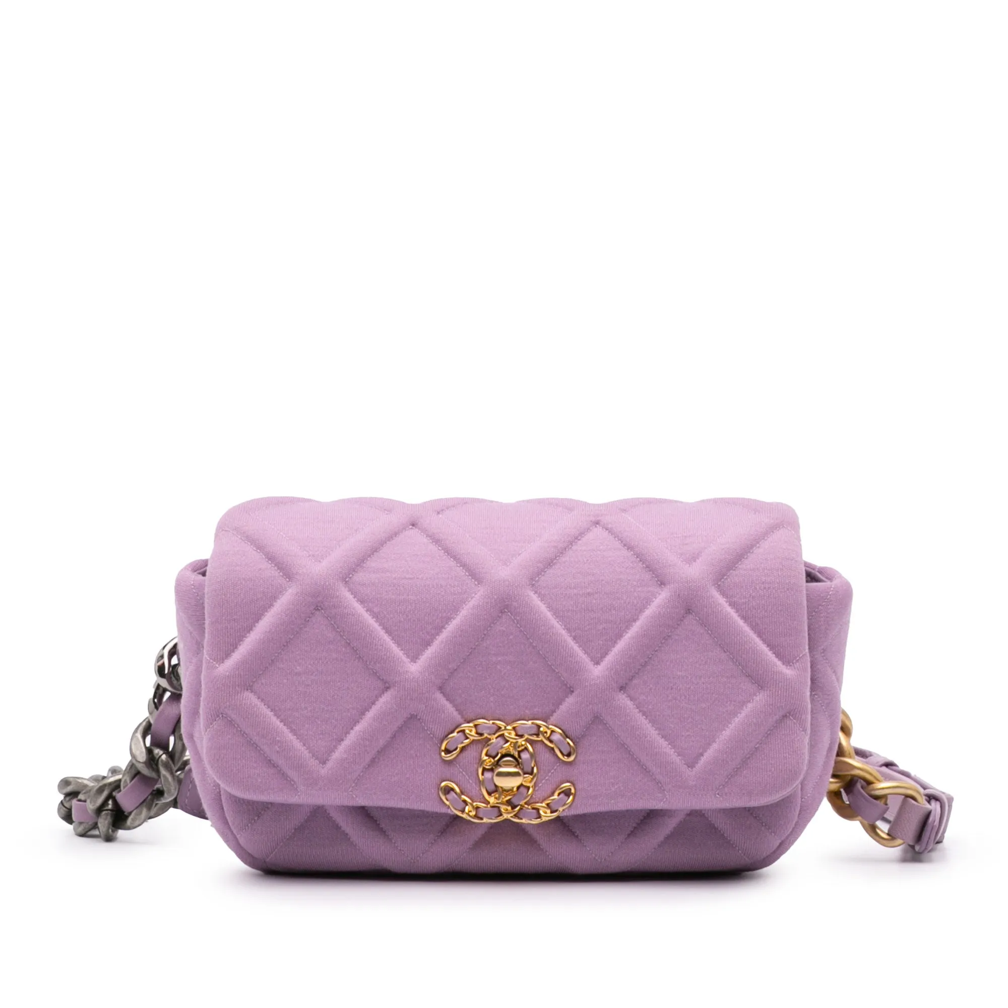 Chanel Quilted Jersey 19 Belt Bag