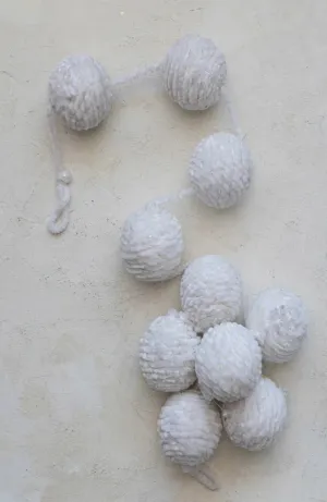 Chenille Ball Garland