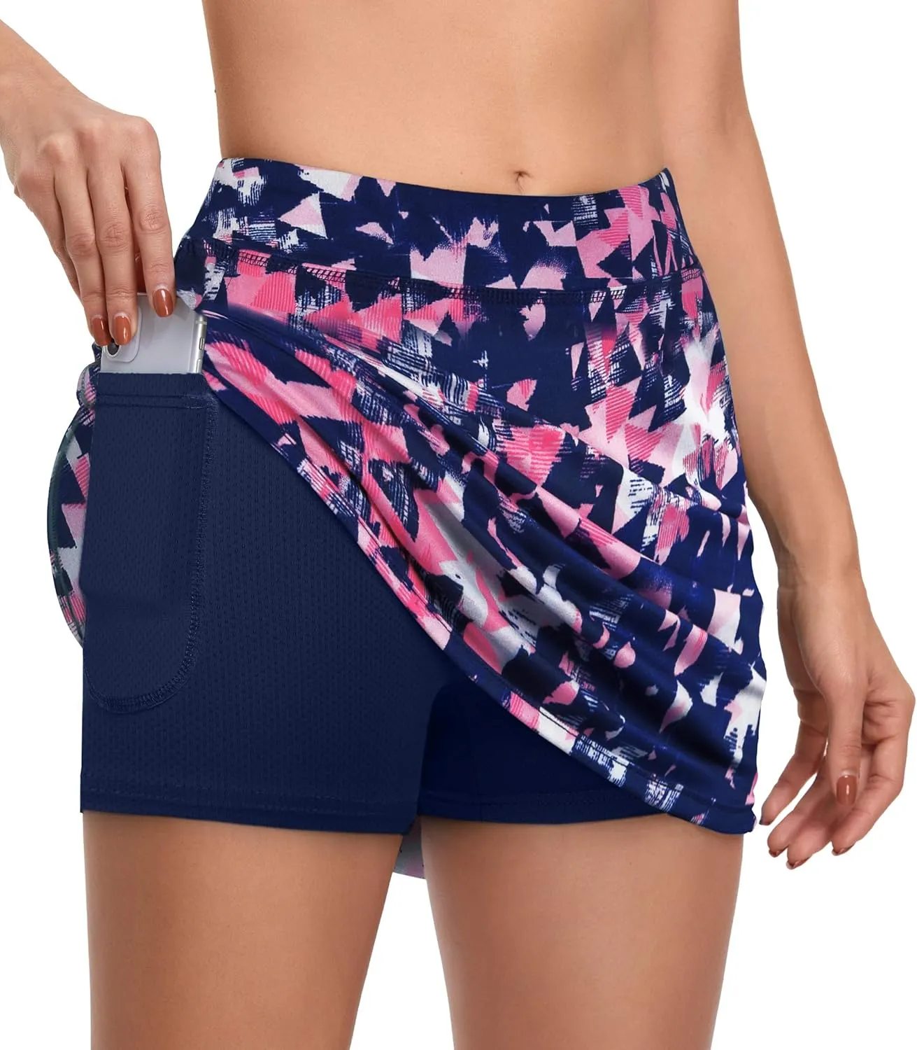 CHICHO Women's Athletic Skirt Tennis Skort with Pockets Golf Skirts Workout Running Sport Skorts