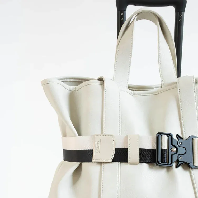 CINCHA Travel Belt | Beige & Black (USA)