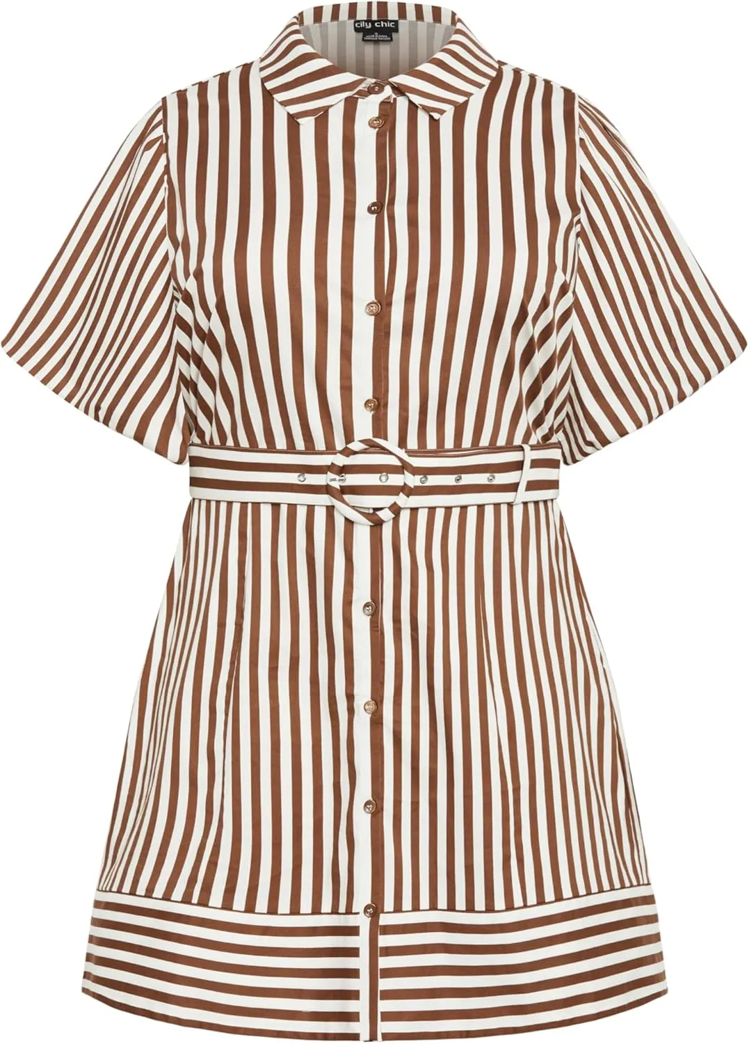 City Chic Women's Plus Size Dress - Stripe May