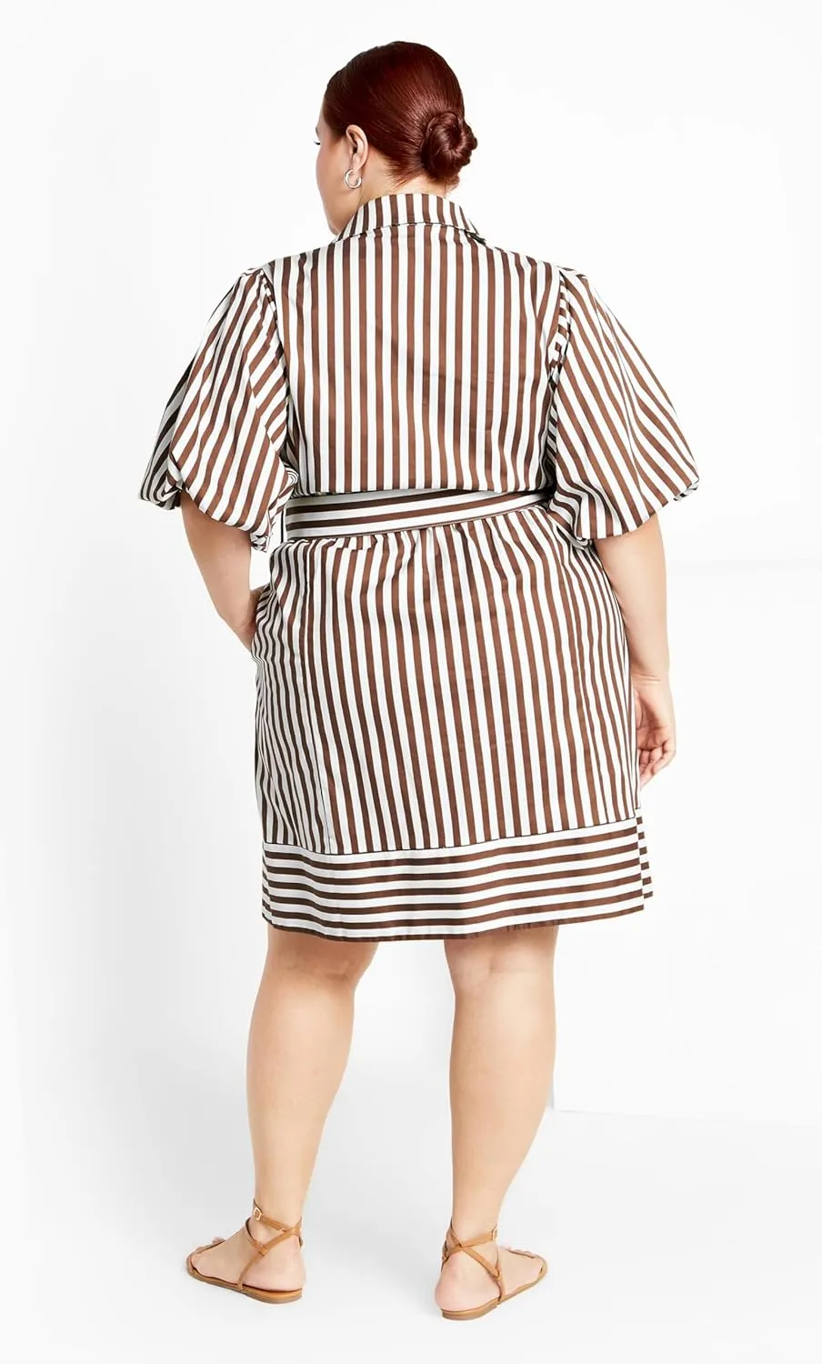 City Chic Women's Plus Size Dress - Stripe May