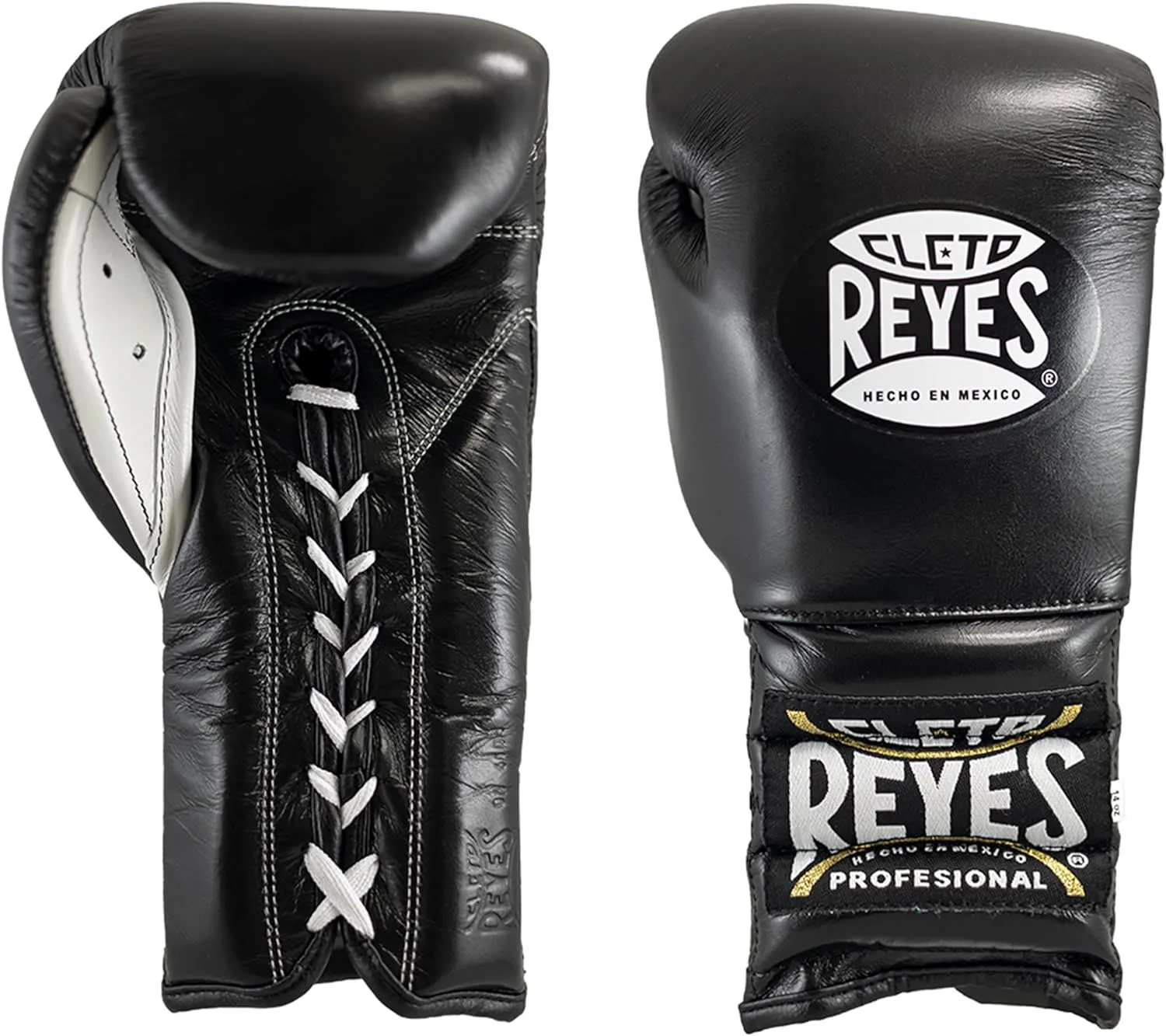 CLETO REYES Traditional Professional Boxing Gloves with Laces for Training, Sparring and Heavy Punching Bags for Men and Women, MMA, Kickboxing, Muay Thai
