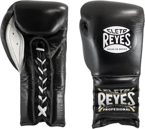 CLETO REYES Traditional Professional Boxing Gloves with Laces for Training, Sparring and Heavy Punching Bags for Men and Women, MMA, Kickboxing, Muay Thai