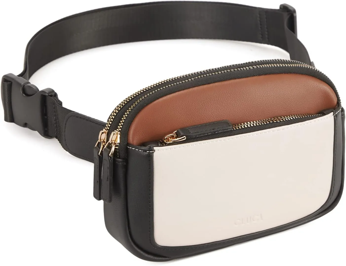 CLUCI Belt Bag for Women, Mini Everywhere Crossbody Waist Bag Adjustable Strap, Vegan Leather Women's Fanny Pack