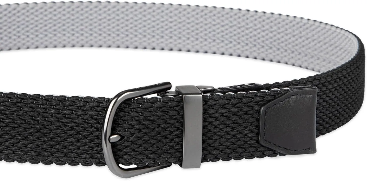 Cole Haan mens Reversible Stretch Fabric Belt