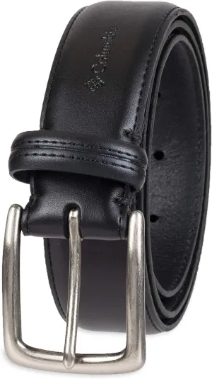 Columbia Men’s Trinity Logo Everyday Casual Dress Belt, Regular and Big and Tall Sizing
