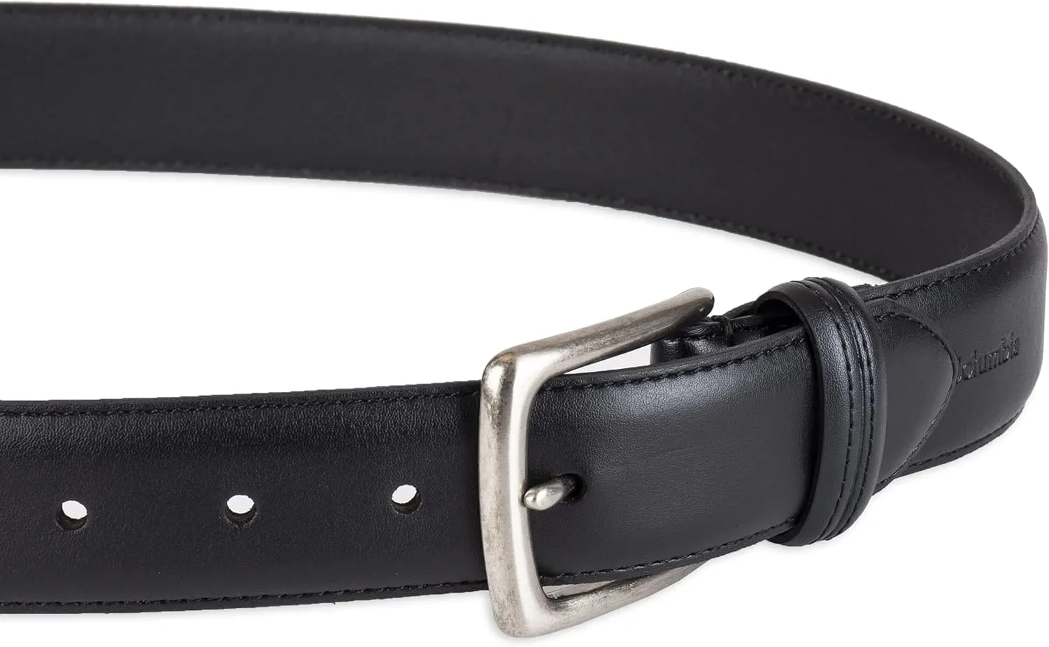 Columbia Men’s Trinity Logo Everyday Casual Dress Belt, Regular and Big and Tall Sizing