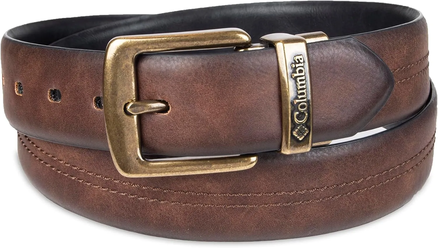 Columbia Men’s Two-In-One Reversible Casual Jeans Belt