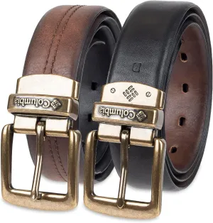 Columbia Men’s Two-In-One Reversible Casual Jeans Belt