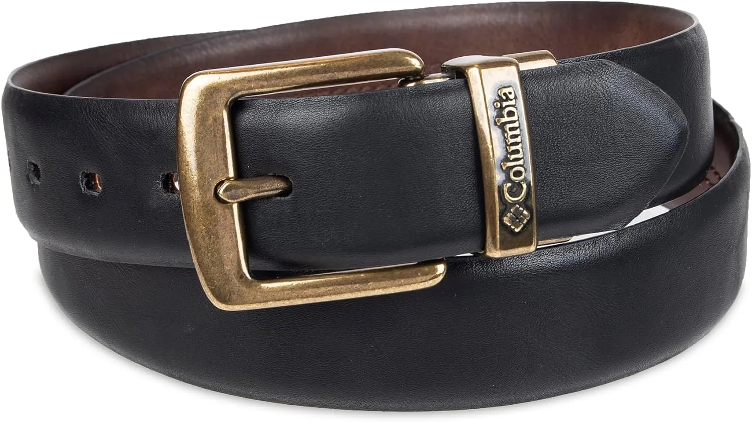 Columbia Men’s Two-In-One Reversible Casual Jeans Belt