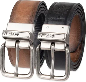 Columbia Men’s Two-In-One Reversible Casual Jeans Belt