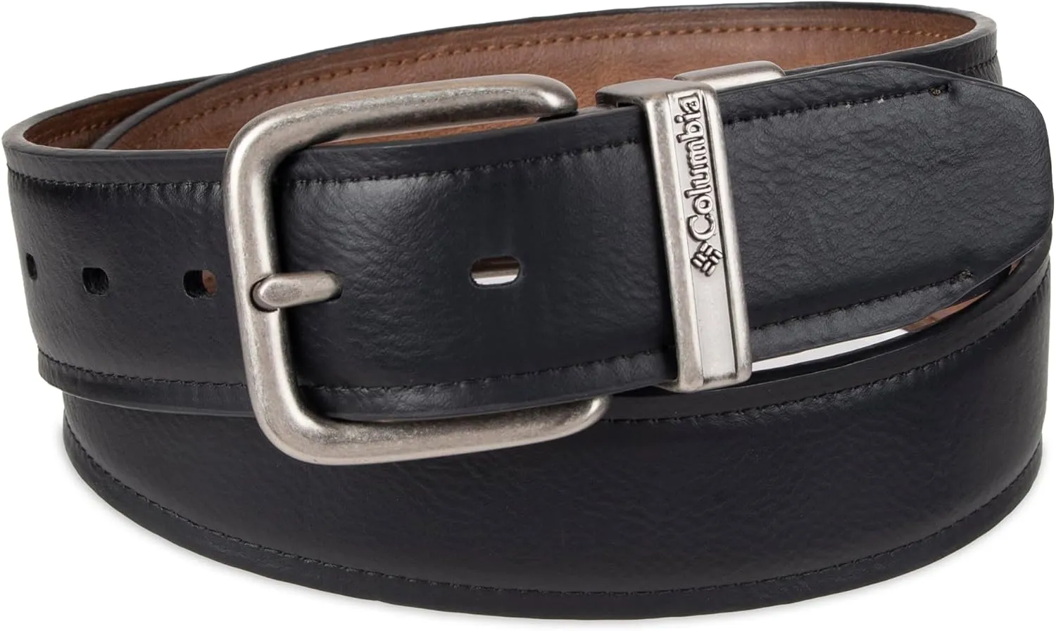 Columbia Men’s Two-In-One Reversible Casual Jeans Belt