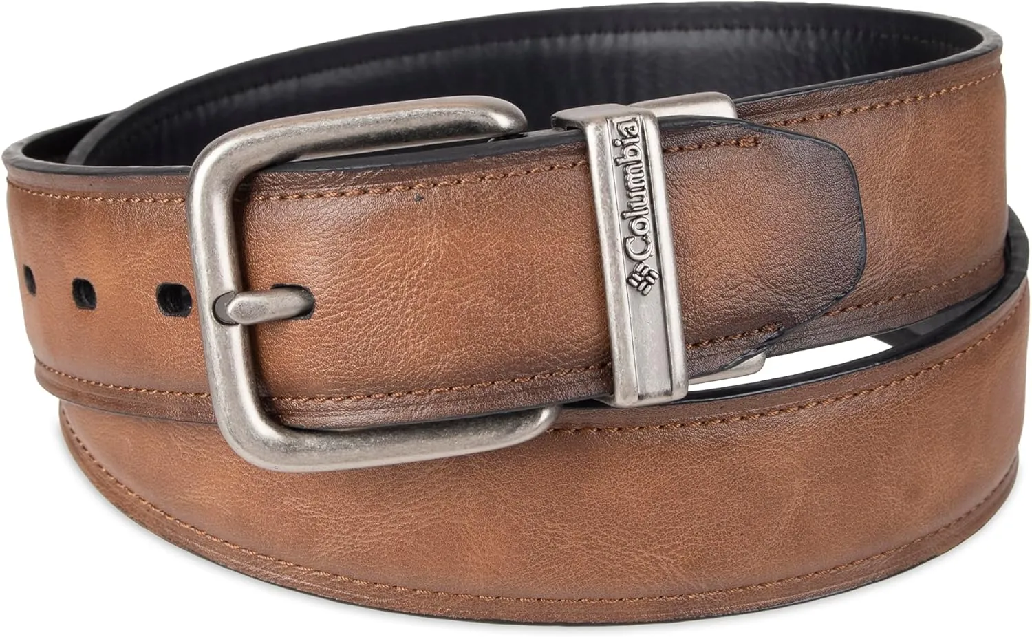 Columbia Men’s Two-In-One Reversible Casual Jeans Belt