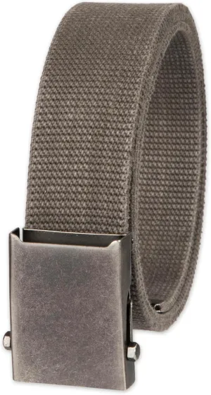 Columbia Unisex-Adult Military Web Belt-Adjustable One Size Cotton Strap and Metal Plaque Buckle