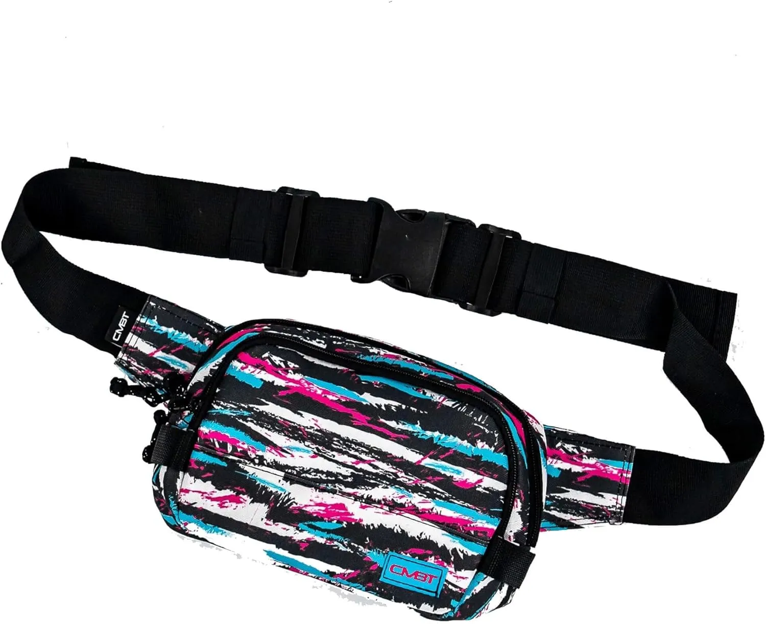 Combat Iron Tactical Men’s Fanny Pack | Adjustable Waist Belt, Zippered Pockets | Compact Lightweight Belt Bag | Everyday Hip Pouch for Travel Outdoor Running Hunting