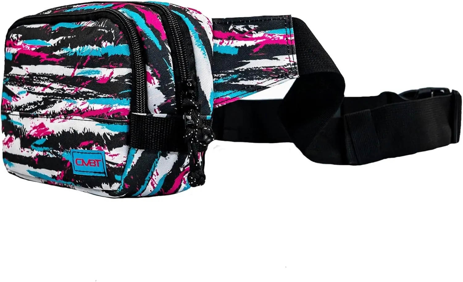 Combat Iron Tactical Men’s Fanny Pack | Adjustable Waist Belt, Zippered Pockets | Compact Lightweight Belt Bag | Everyday Hip Pouch for Travel Outdoor Running Hunting