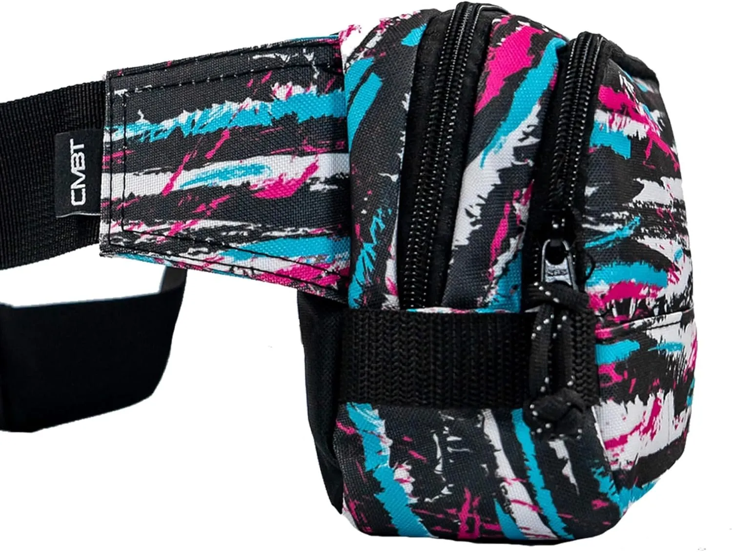 Combat Iron Tactical Men’s Fanny Pack | Adjustable Waist Belt, Zippered Pockets | Compact Lightweight Belt Bag | Everyday Hip Pouch for Travel Outdoor Running Hunting