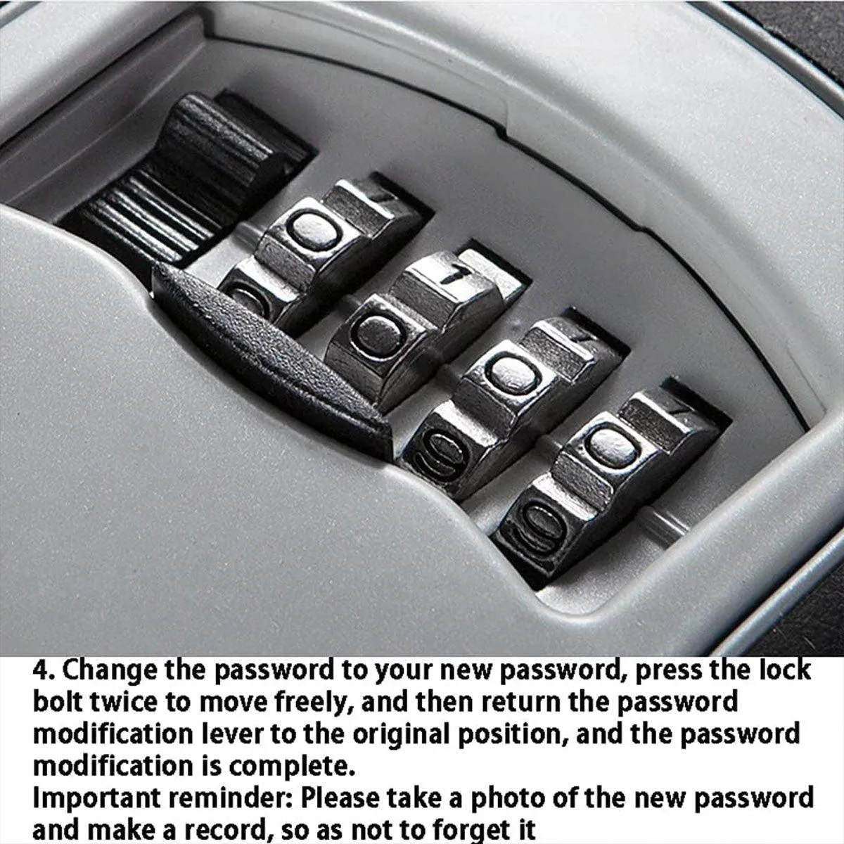 Combination Lock with Hook Heavy Duty Secure Lock for Storage Cabinets and Doors