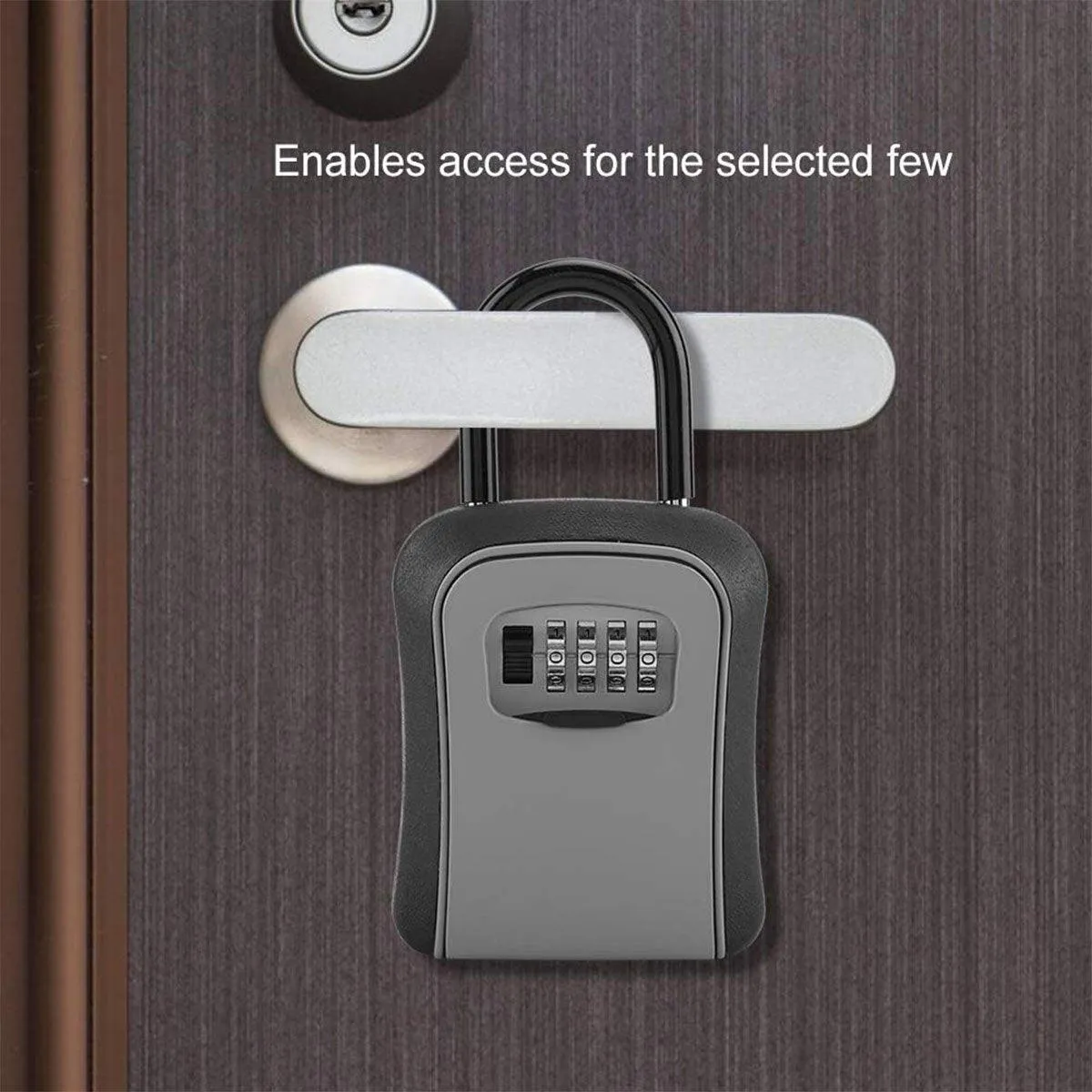Combination Lock with Hook Heavy Duty Secure Lock for Storage Cabinets and Doors