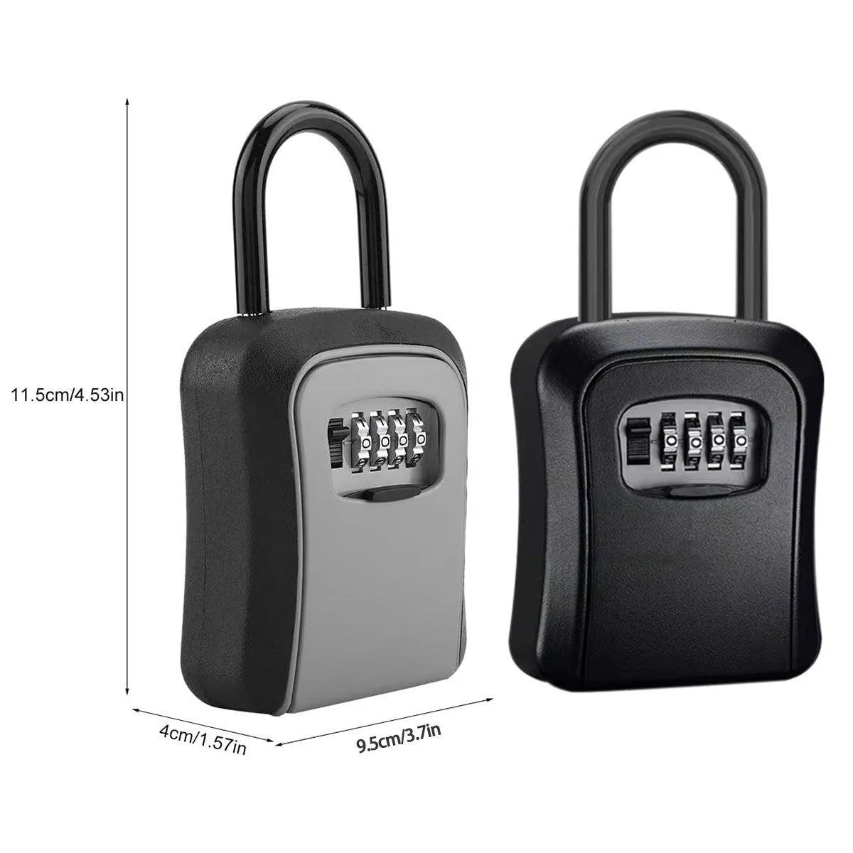 Combination Lock with Hook Heavy Duty Secure Lock for Storage Cabinets and Doors