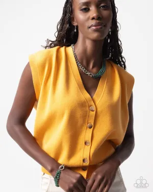 Complete Look - Iridescent Icon Necklace & Tourist Twists Bracelet - Green Chain Set