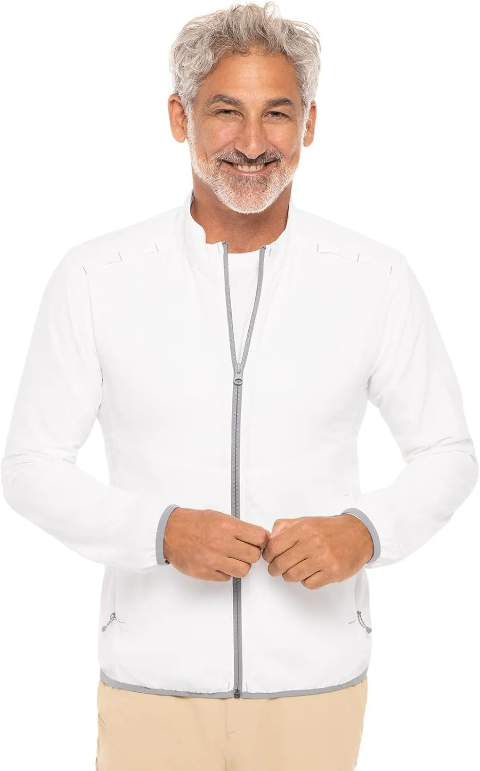 Coolibar UPF 50  Men's Arcadian Packable Sunblock Jacket - Sun Protective