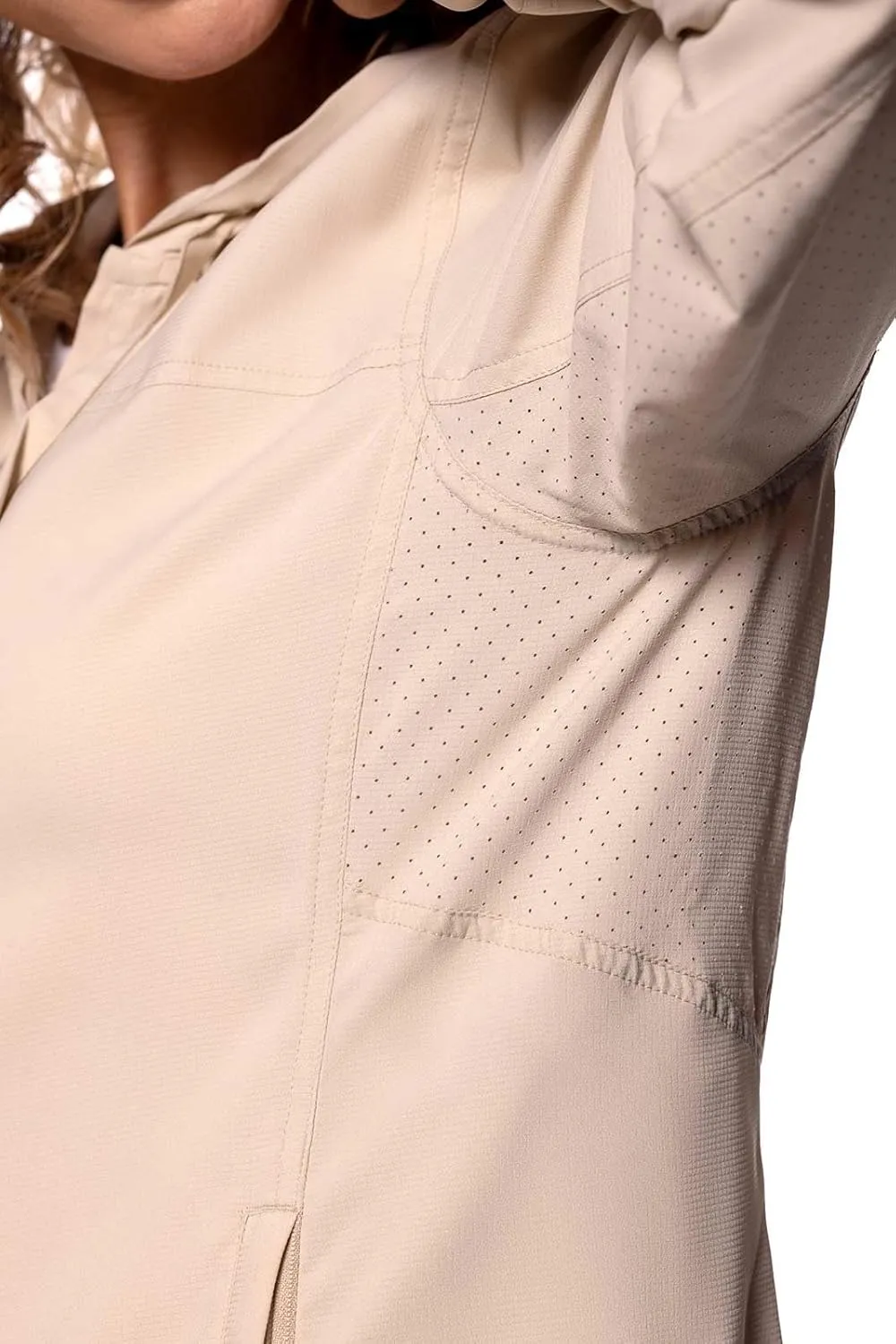 Coolibar UPF 50  Women's Arcadian Packable Sunblock Jacket - Sun Protective