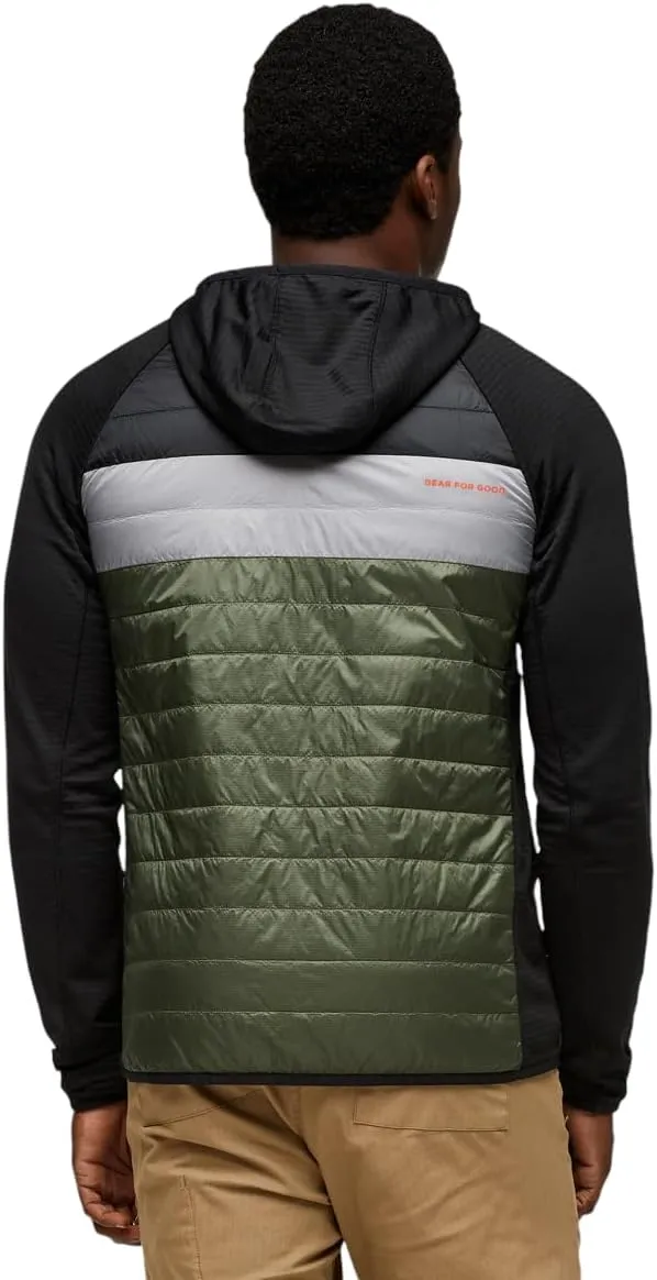 Cotopaxi Men's Capa Hybrid Insulated Hooded Jacket, Black/Fatigue