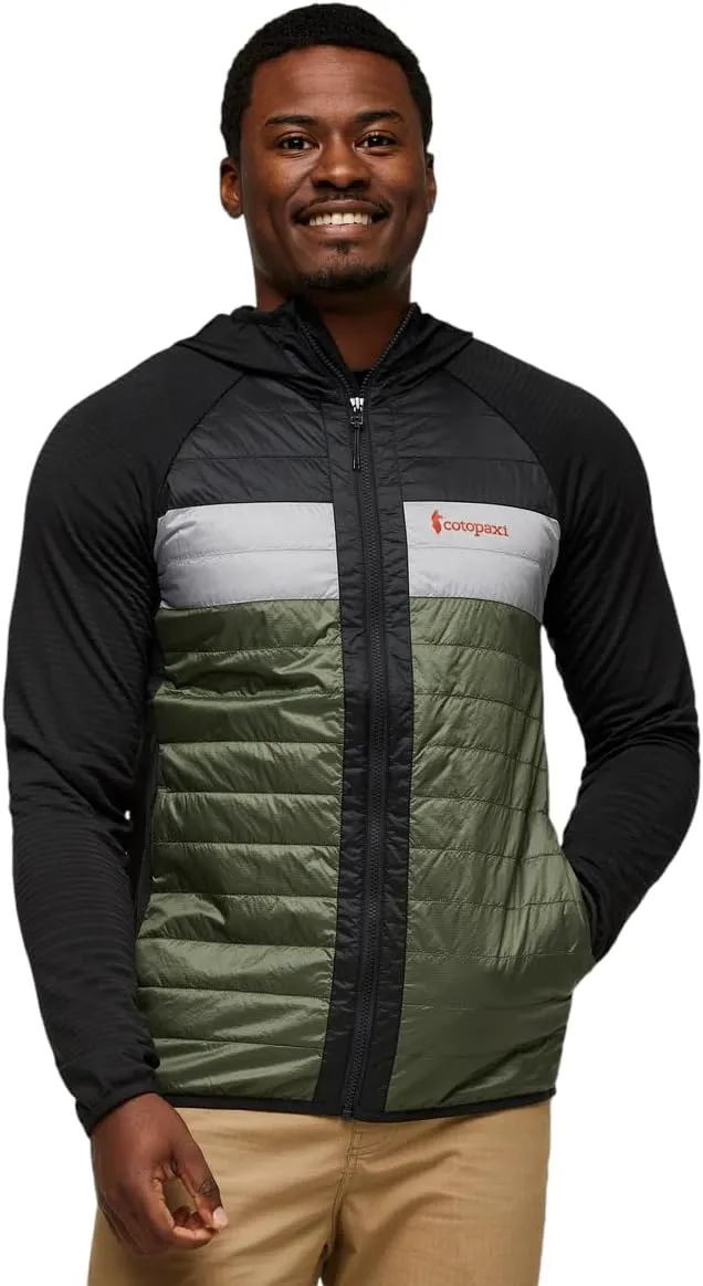 Cotopaxi Men's Capa Hybrid Insulated Hooded Jacket, Black/Fatigue