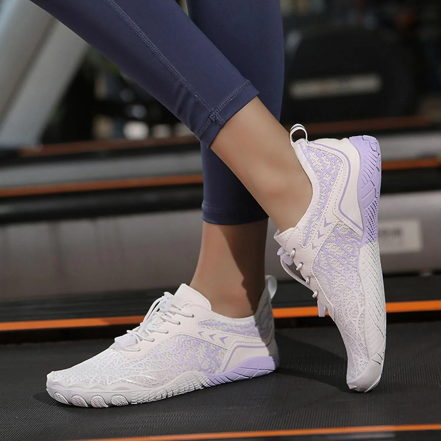 Couples All Seasons Five Finger Water Shoes Swimming Shoes Men and Women Platform Athletic Shoes for Women