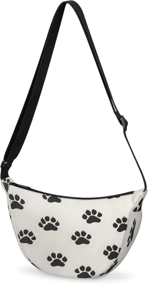 Crescent Crossbody Bag for Women Men, Lightweight Small Sling Hobos Dumpling Bag Crescent Purse, Crescent Moon Bags