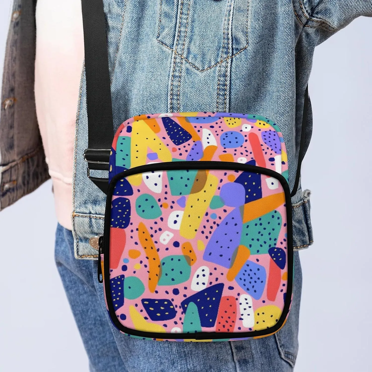 Crossbody Bag Small Sling Backpack Shoulder Bags Chest Pack Cross Body Daypack Basketball Belt Purses