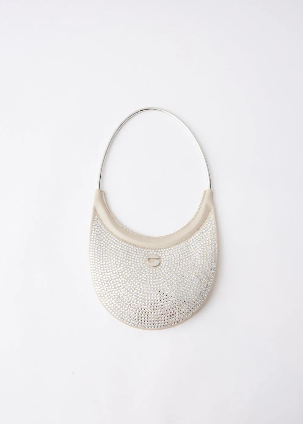 Crystal-Embellished Ring Swipe Bag