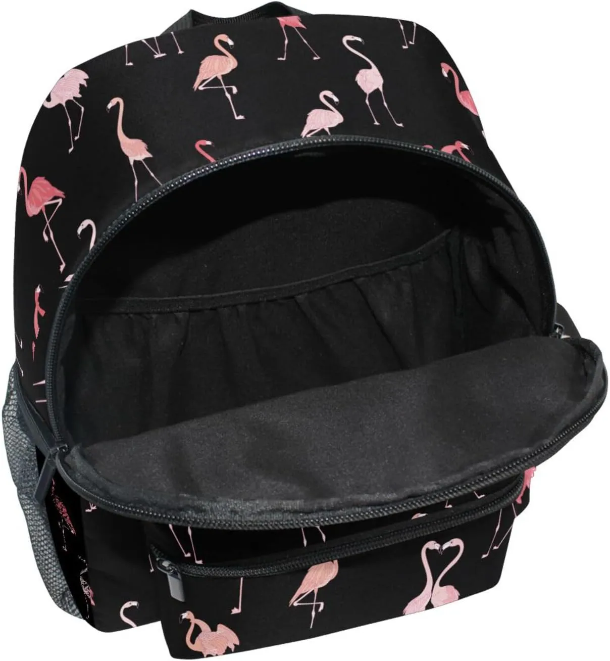 Custom Kid's Name Toddler Backpack for Boys Girls Flamingo Pattern Personalized Daycare Preschool Kindergarten Bookbag S