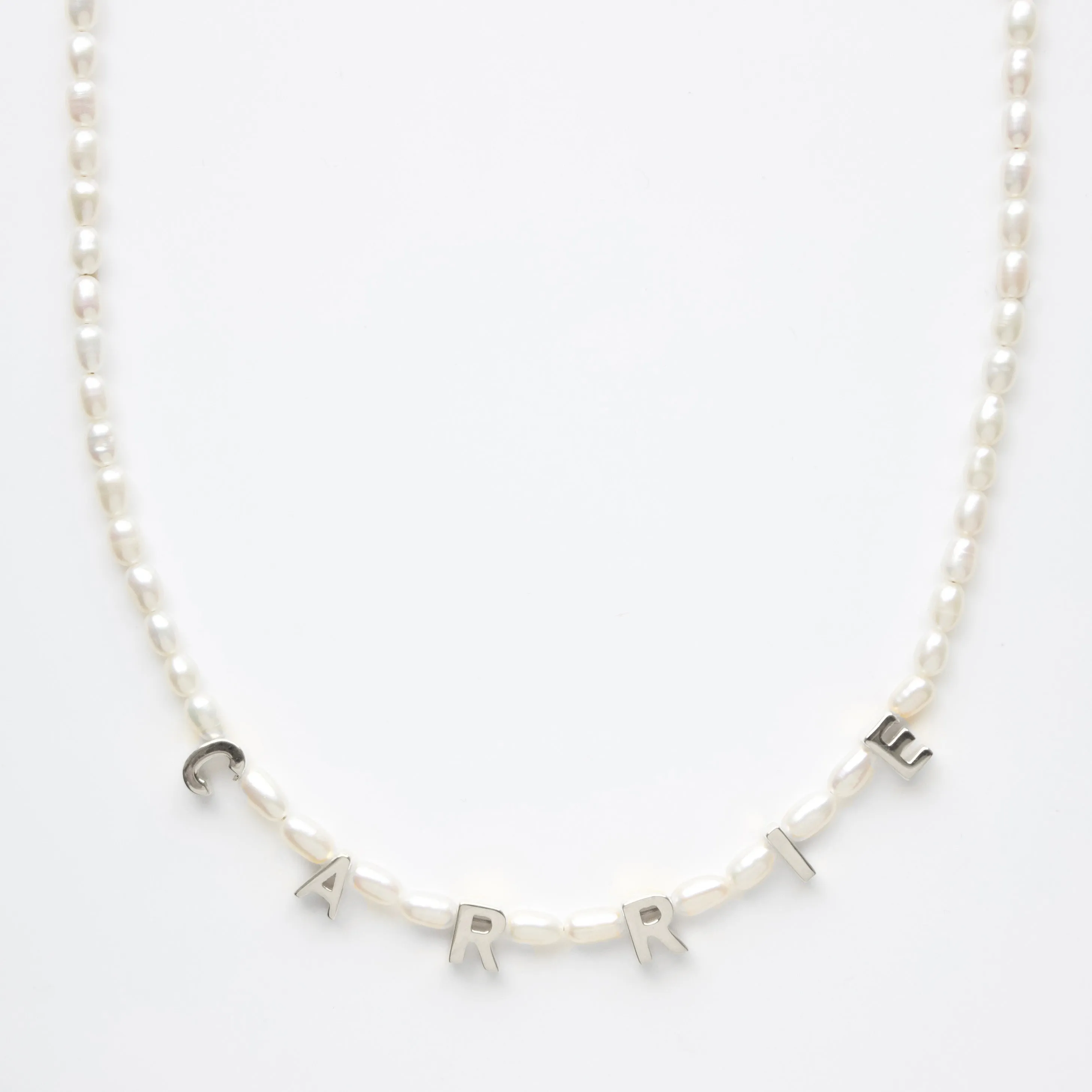 Custom Made Personalised Pearl Necklace