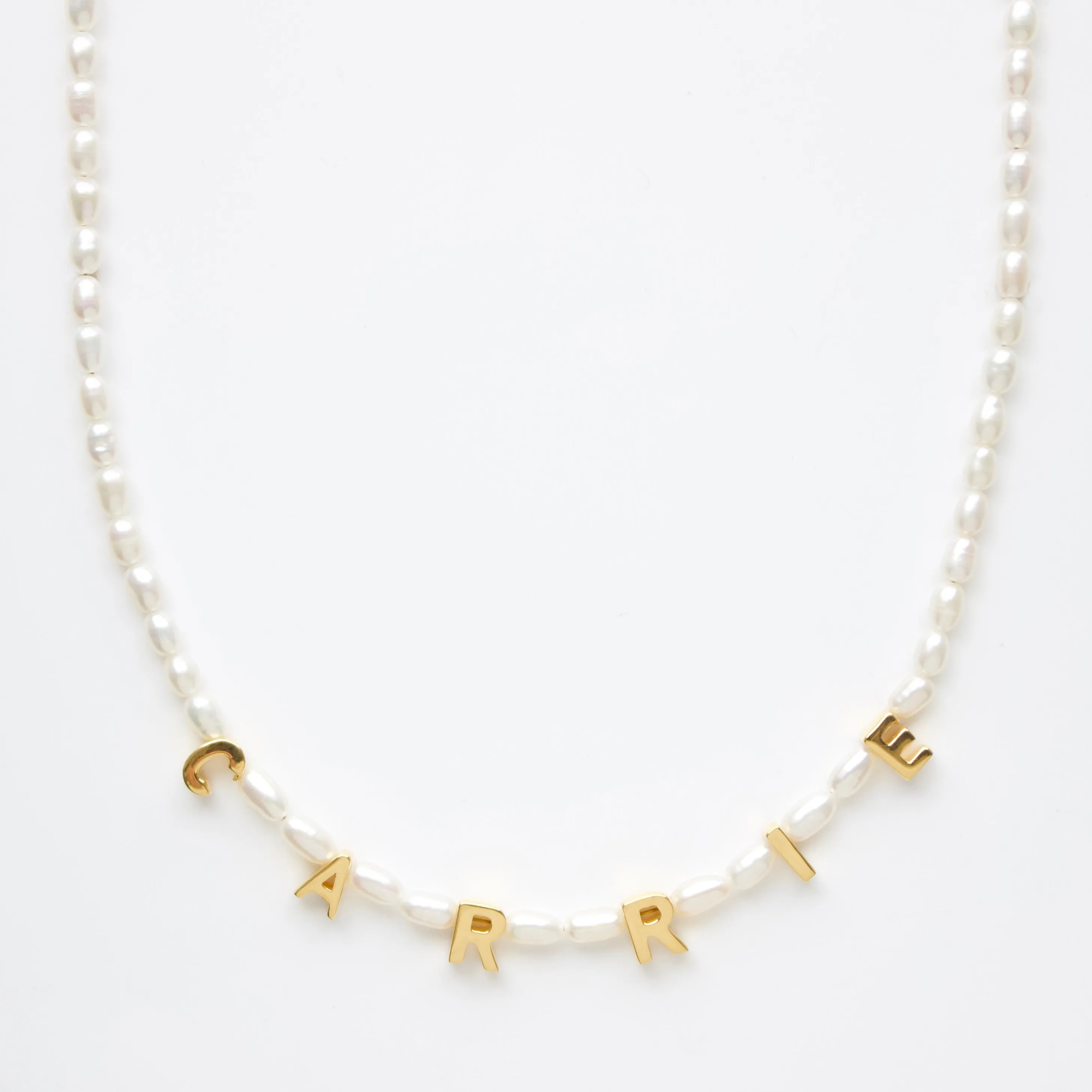 Custom Made Personalised Pearl Necklace