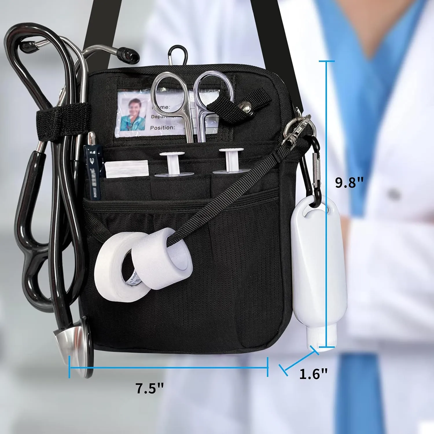 Customizable Nurse Fanny Pack Personalised Tool Bag,for Women Men Nursing Fanny Pack for Nurses with Multi Compartment Medical Pack for Emergency Nursing Supplies…