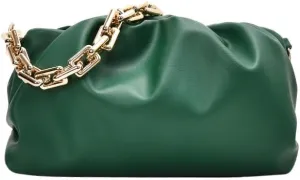 Cute Crossbody Handbag for Women, Crossbody Bag Kawaii Puffy Shoulder Handbags Fashion Puff Sling Purse Shoulder Bag (green)