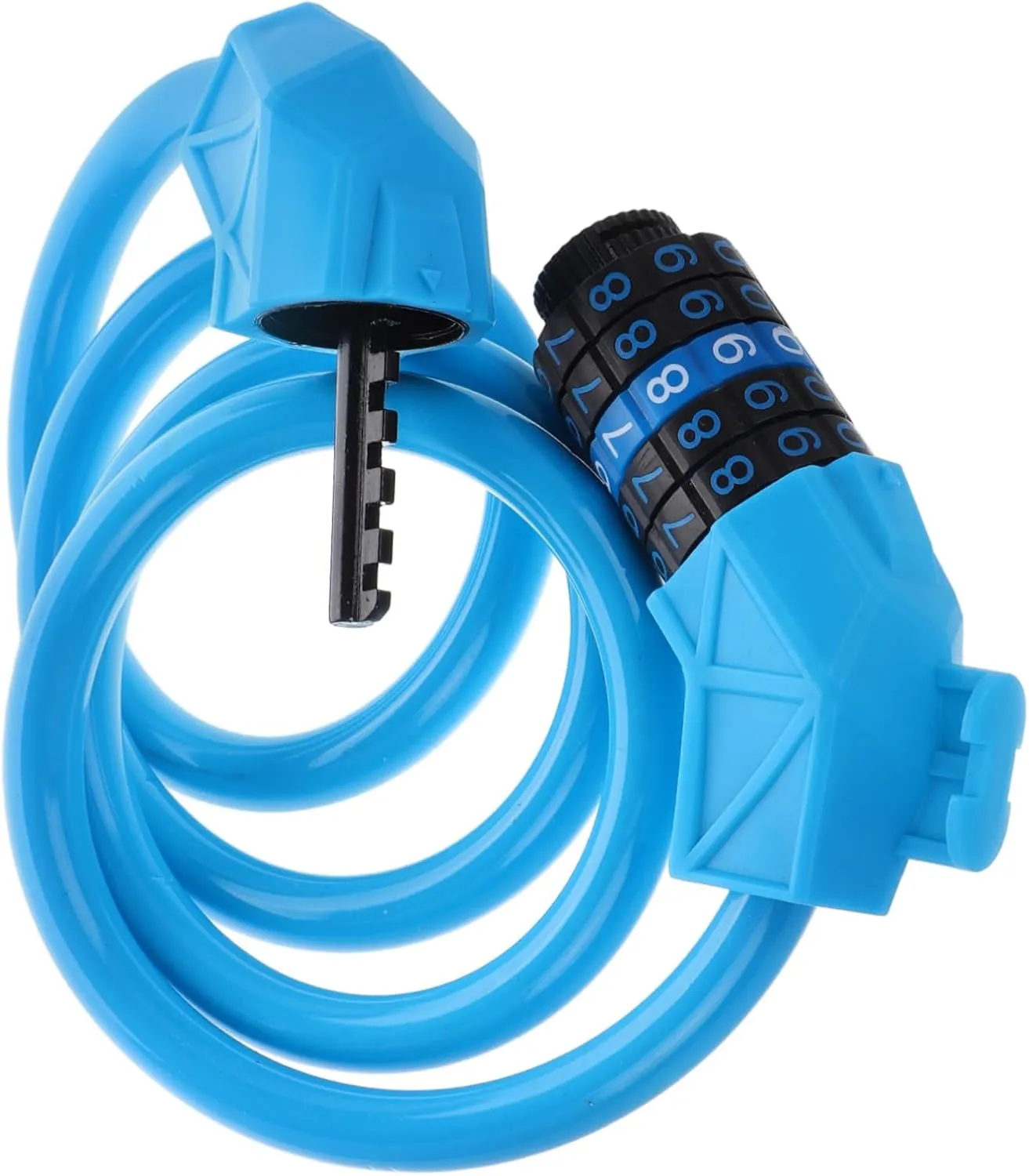Cycling Password Lock Multi-Function Bike Protection Lock Portable for Outdoor Use