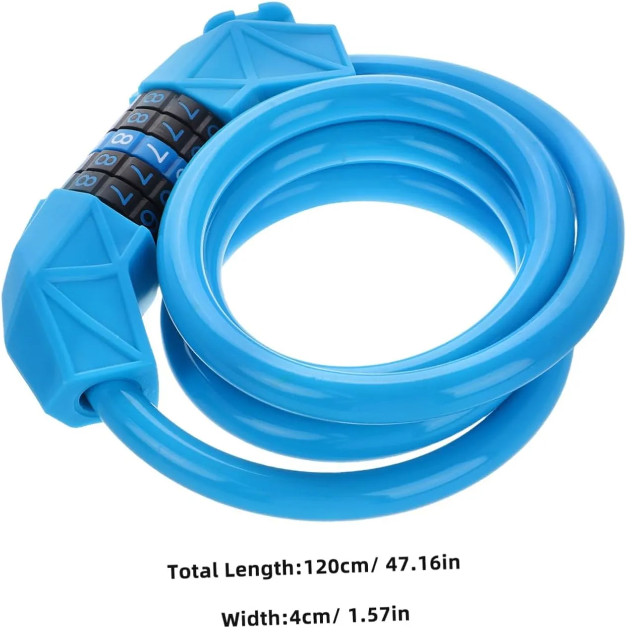 Cycling Password Lock Multi-Function Bike Protection Lock Portable for Outdoor Use