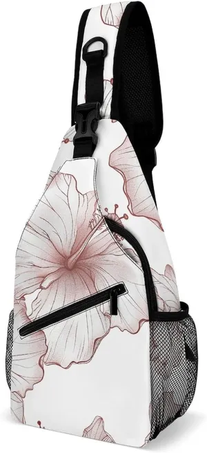 Dachshund And Piano Crossbody Bag, Sling Bag, Sling Backpack, Belt Bags for Travel Outdoors Hiking