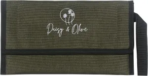 Daisy & Olive Premium Smell Proof Bag With Combination Lock | Dog Tested | Odor Proof Bags | Scent proof bag (Olive)