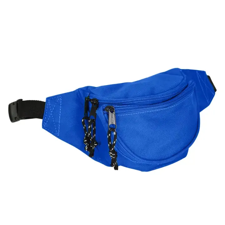 Dalix Fanny Pack with 3 Pockets Traveling Concealment Pouch
