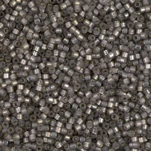 DB 631, Dark Silver Gray-Opal SL-Trans.- Dyed- Miyuki Delica Beads - Size 11 - 5 grams - Japanese Cylinder Seed Beads - Retail & Wholesale