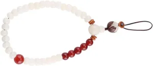 Decorative Agate Jade Beads Phone Lanyard Creative Wrist Strap for Easy Attachment Fashionable Mobile Accessory for Bags for DIY Lovers and Everyday Use