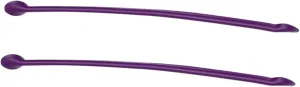 DECORNIJIA 1Pair Purple Cowhide Leather DIY Bag Strap Thick Handbag Belt for Tote Bag Accessories Durable Replacement Sewing Handles for Craft Projects for Handbags and Pouches