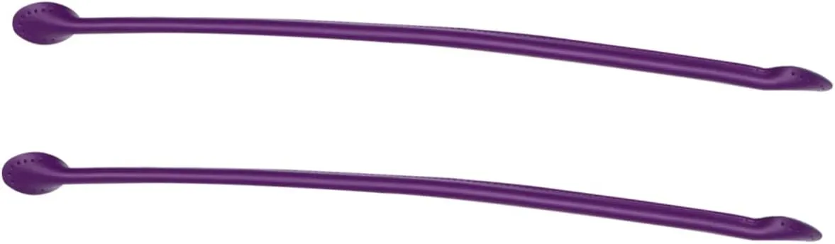 DECORNIJIA 1Pair Purple Cowhide Leather DIY Bag Strap Thick Handbag Belt for Tote Bag Accessories Durable Replacement Sewing Handles for Craft Projects for Handbags and Pouches